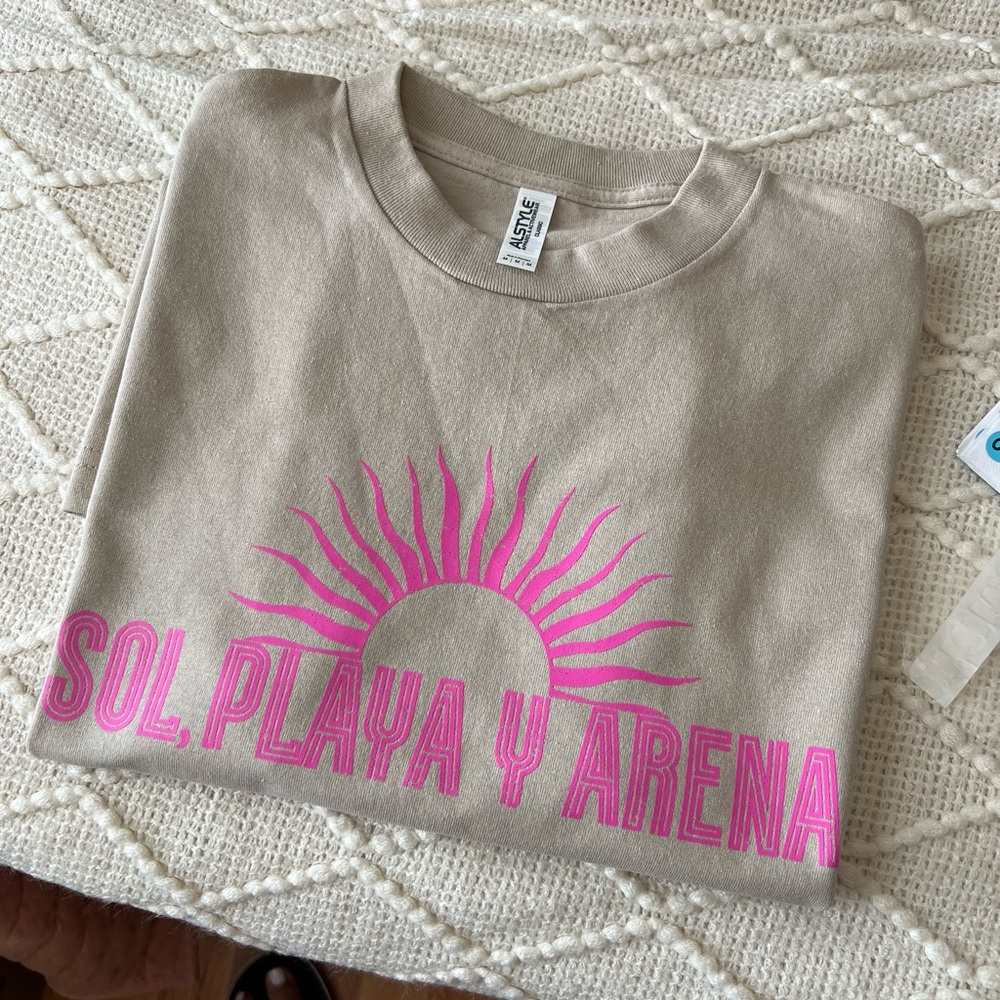 Sol Playa y Arena khaki tshirt